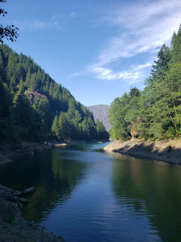 Beautiful Detroit lake in Oregon