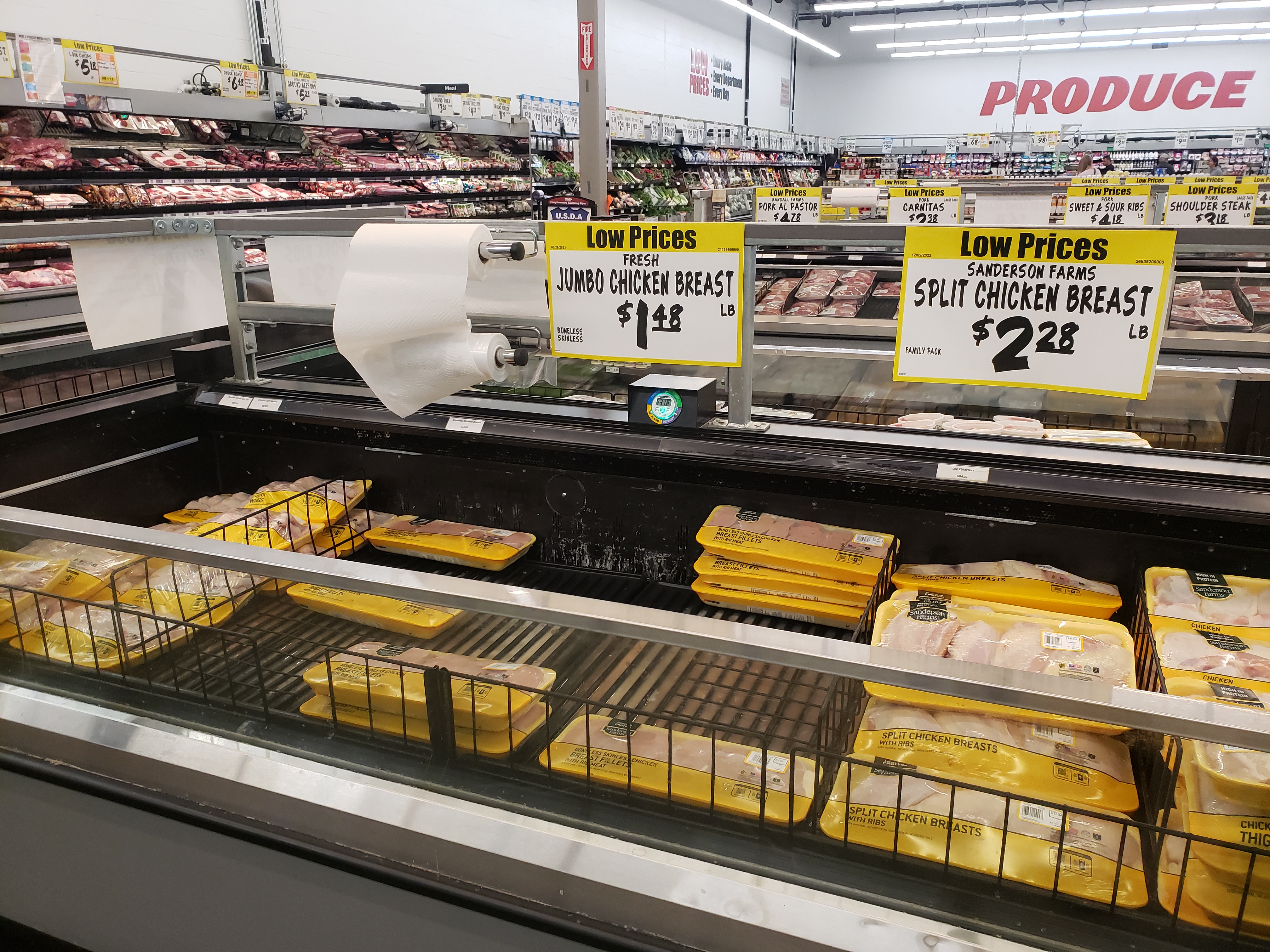 Proof of cost: low prices at local store